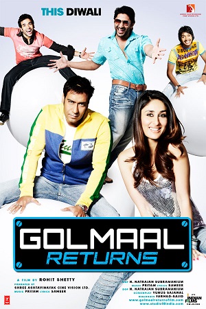 دانلود فیلم هندی Golmaal Returns 2008 بازگشت گولمال