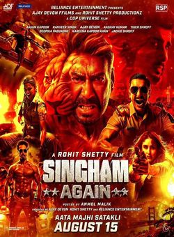 دانلود فیلم هندی Singham Again 2024 سینگهام دوباره با زیرنویس فارسی چسبیده